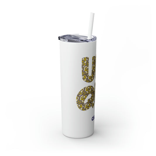 Skinny Tumbler with Straw, 20oz - Unique