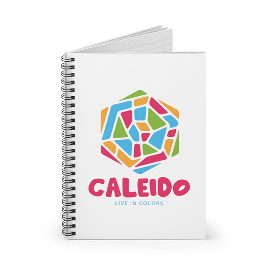 Spiral Notebook - Ruled Line - Caleido